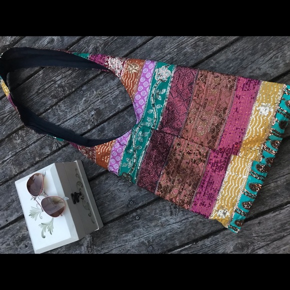 Beautiful colorful multicolored bag - Picture 2 of 5